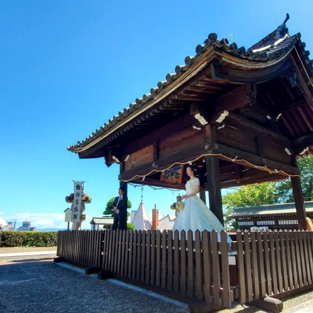 神戸の和婚 神前式 神社結婚式は天空の杜 神戸北野天満神社